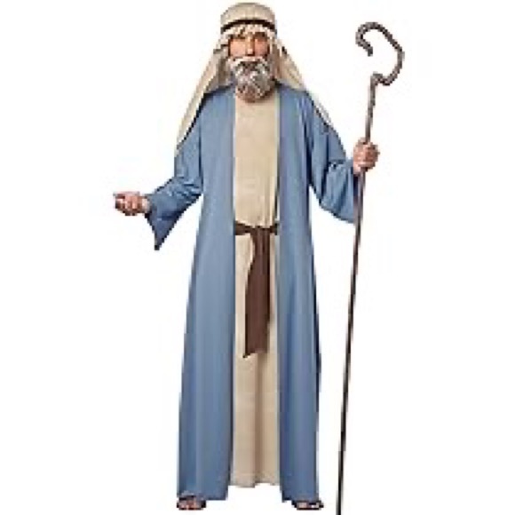 Men's California Costumes Noah Biblical Costume Medium Small 38-42 - Picture 1 of 7